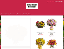 Tablet Screenshot of ibritzflowers.com